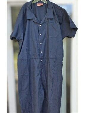 Genuine Bob Barker Prison Jumpsuit New Costume, Film & Theatre 6XL Snaps Blue